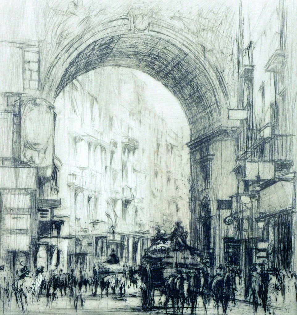 William Walcot (1874-1943) British. ‘A Sacred Fair’, (1 of 4)