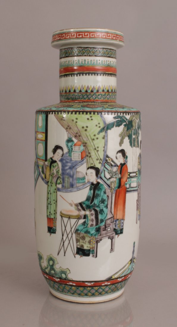 A 19TH/20TH CENTURY CHINESE FAMILLE VERTE PORCELAIN (1 of 7)