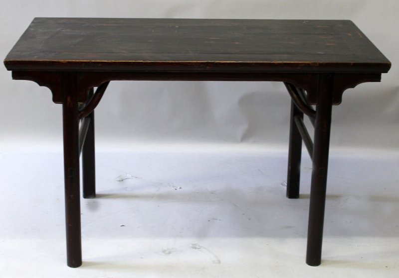 A 19TH/20TH CENTURY CHINESE HARDWOOD RECTANGULAR ALTER (1 of 5)