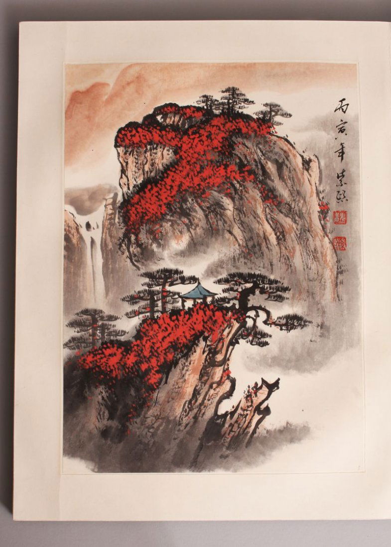 AN ALBUM OF TEN GOOD QUALITY CHINESE LANDSCAPE (1 of 10)