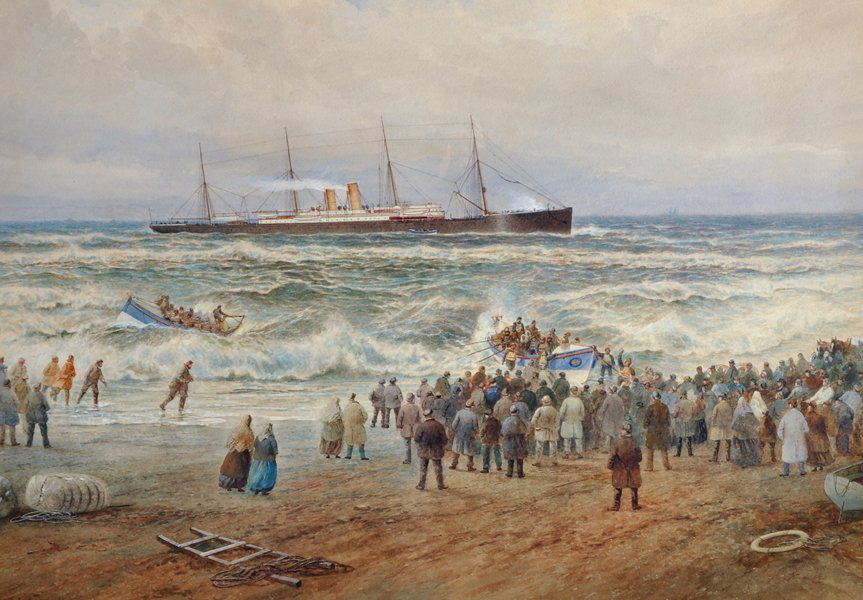 George Gregory (1849-1938) British. "SS County of (1 of 5)