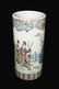 A Chinese Famille Rose Porcelain Set Brush Pots with - 2