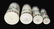 A Chinese Famille Rose Porcelain Set Brush Pots with - 5