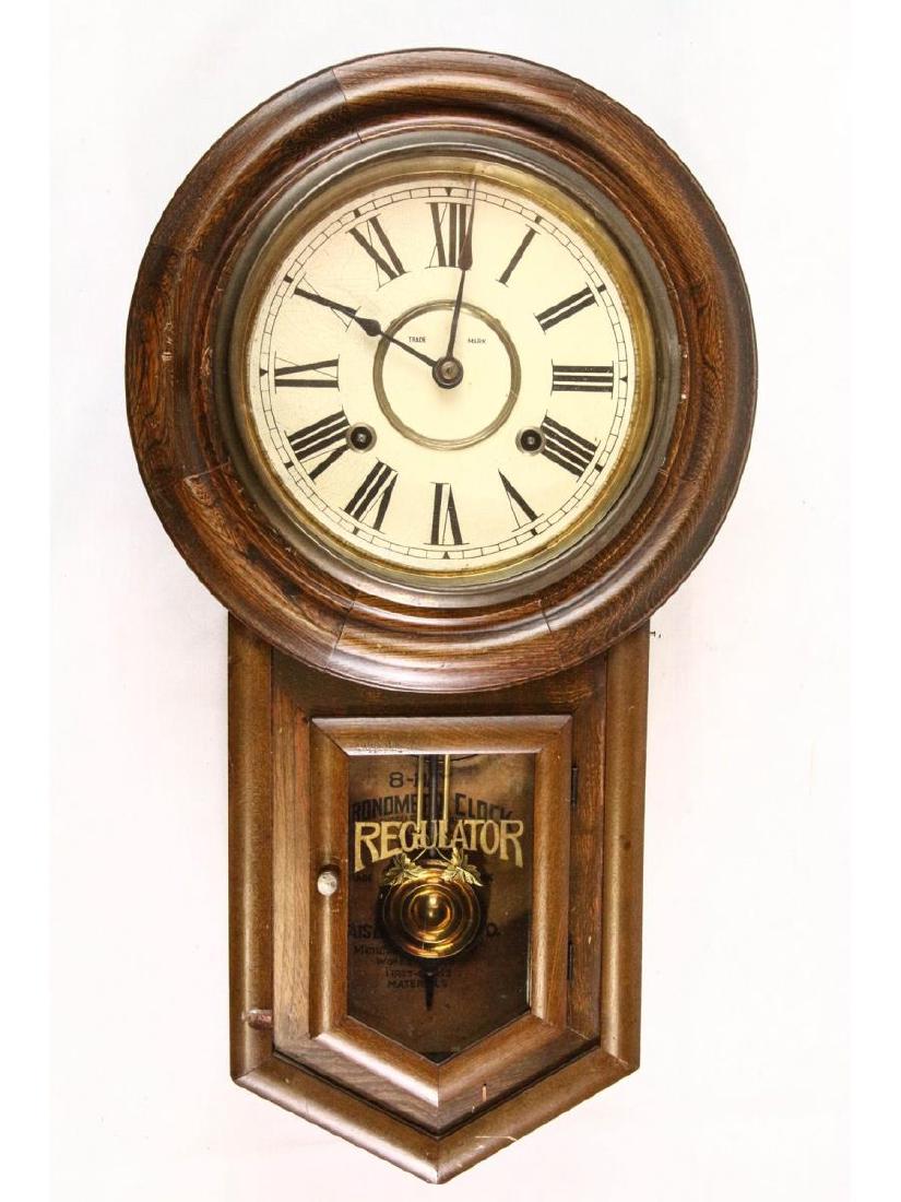 Vintage Regulator Wall Clock