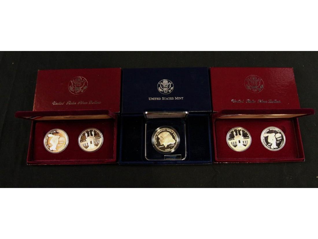 (5) United States Mint Silver Dollar Proofs (1 of 10)