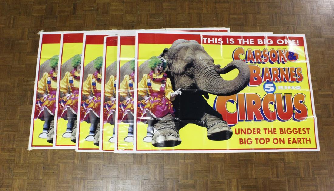 6 Carson & Barnes Circus Posters (1 of 1)