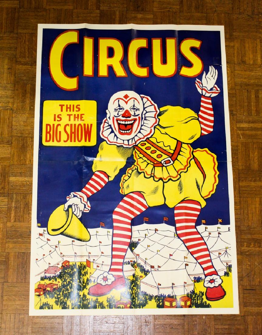 3 Sheet Vertical Circus Poster (1 of 2)