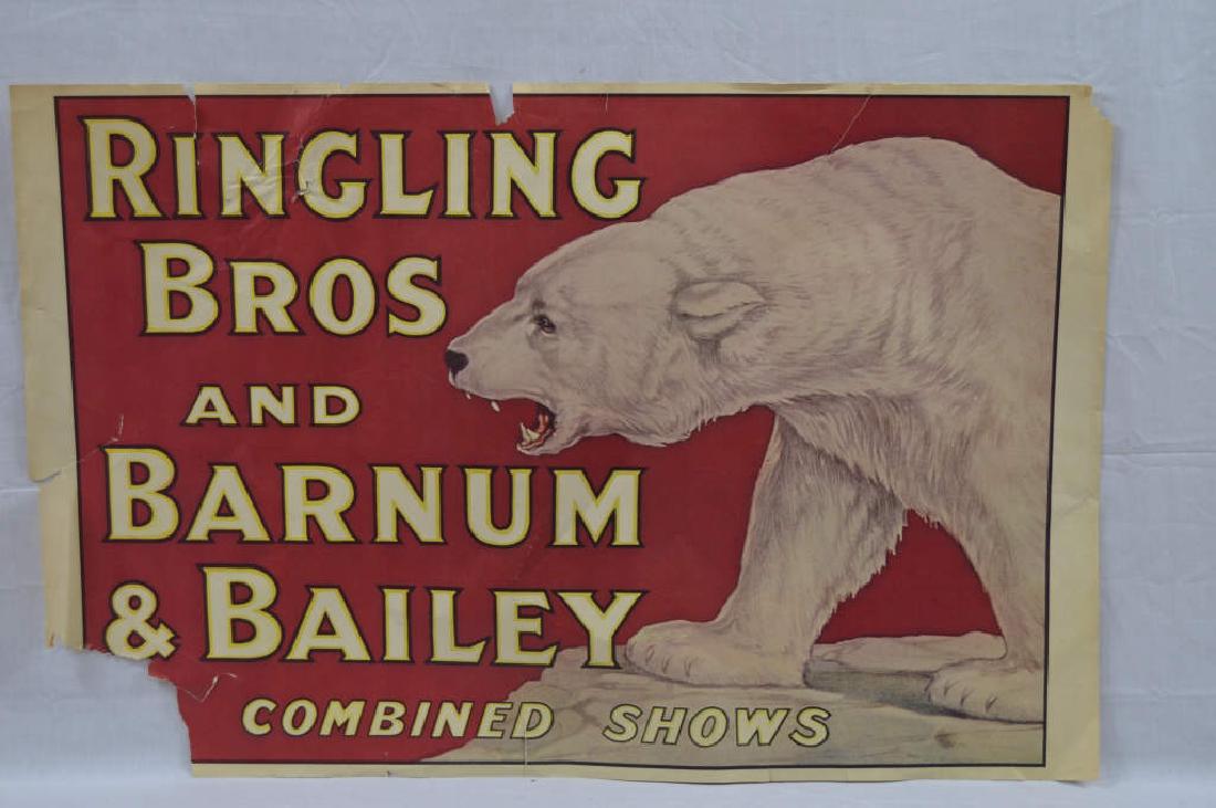 Ringling Bros/Barnum Bailey Polar Bear Poster (1 of 1)
