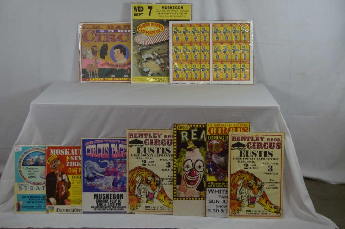 Lot of 10 Assorted Posters: James E. Strates (1 of 1)