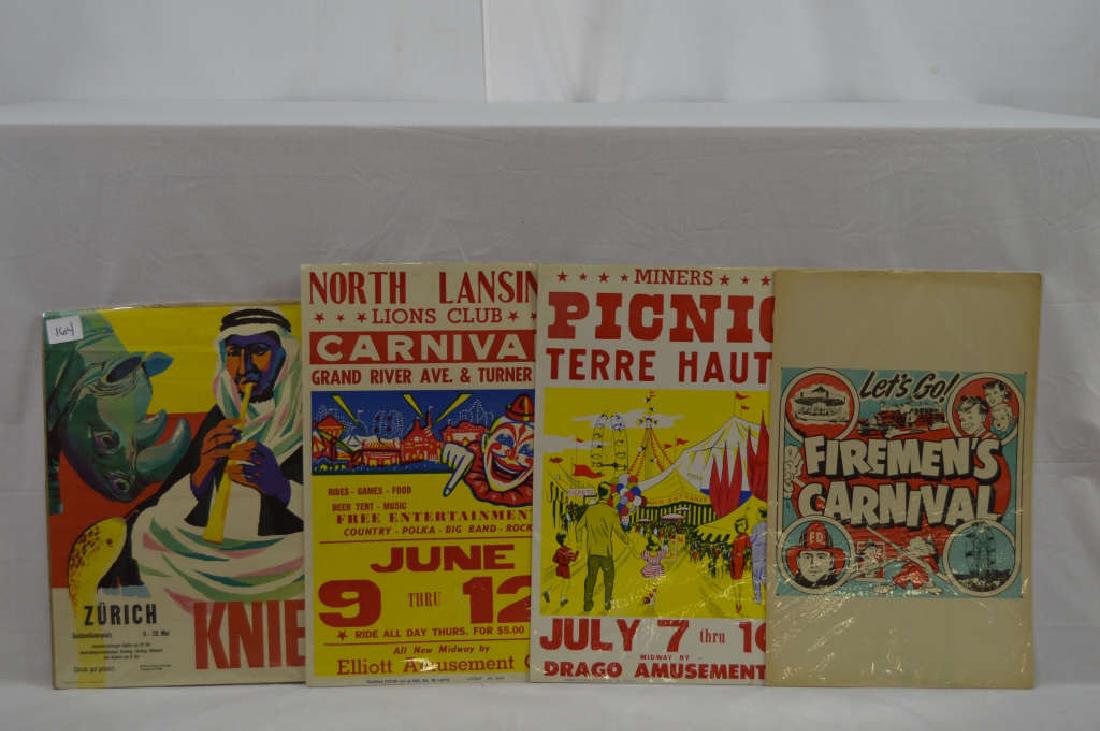 Lot of 4 Assorted Posters: Circus gut geheizt (1 of 1)