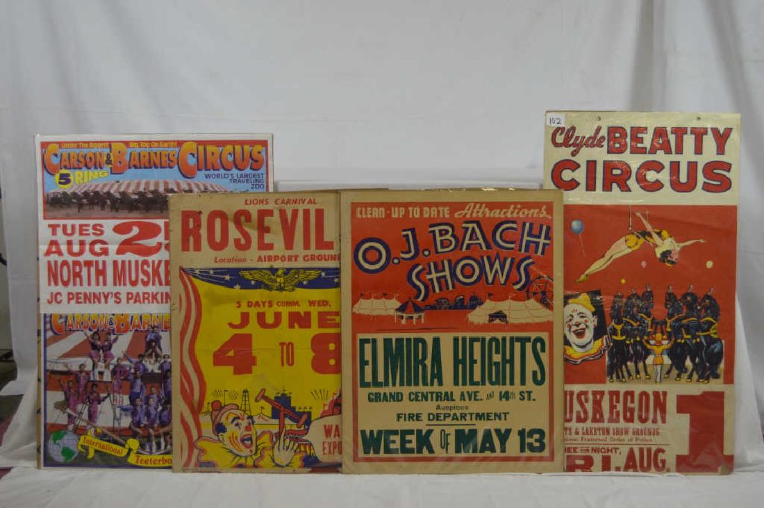 Lot of 4 Assorted Posters: O.J. Bach, Wades (1 of 1)