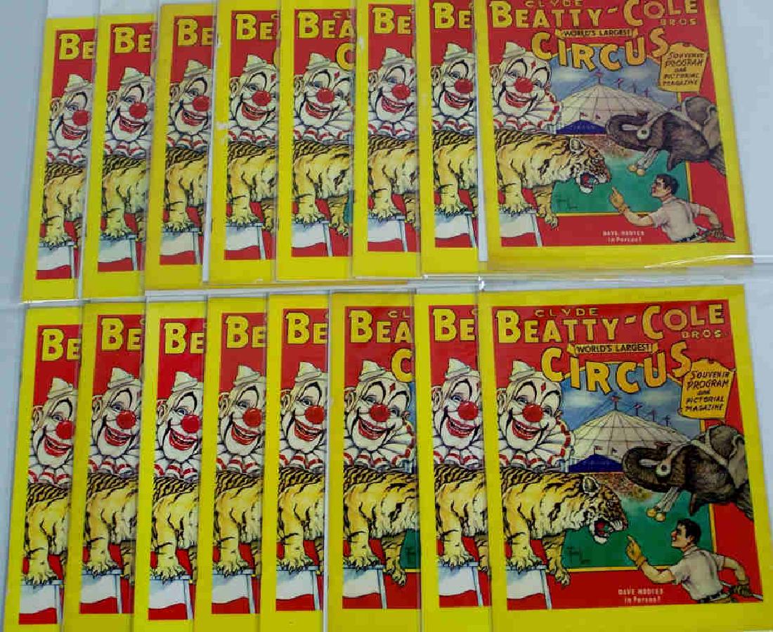 16 Clyde Beatty Cole Souvenir Programs (1 of 1)