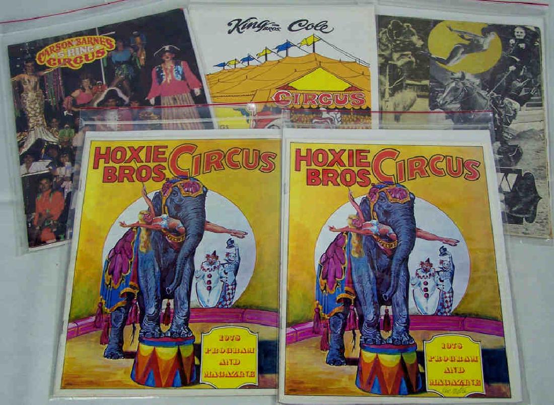 5 VINTAGE CIRCUS PROGRAMS & MAGAZINES (1 of 1)