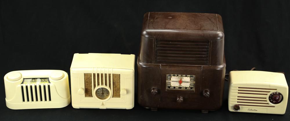 Stewart Warner (2), Emerson, & Silvertone Radios (1 of 6)