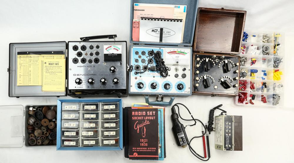 B&K Model, Tube Tester, & Misc. Radio Items (1 of 12)