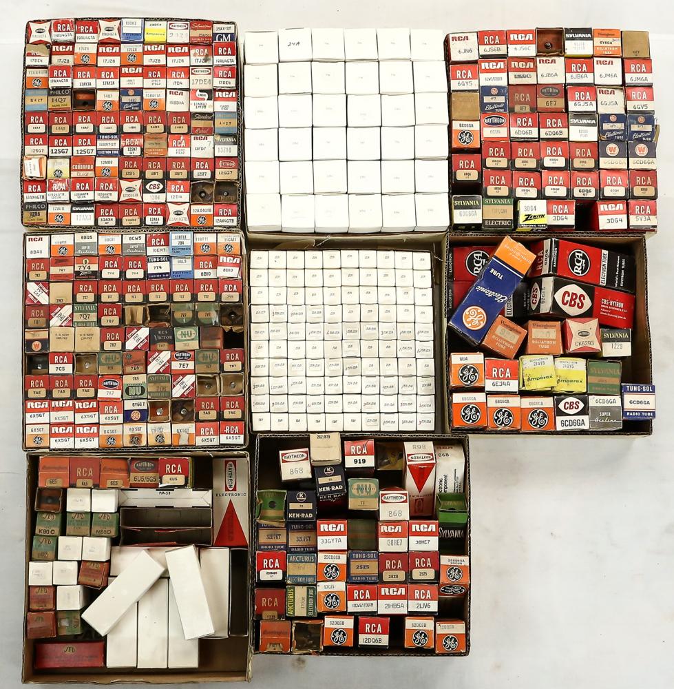 8 Boxes Assorted Vacuum Tubes (1 of 9)
