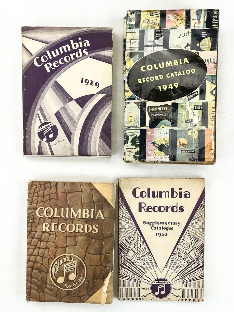 Columbia Records Reference Catalogs (4) (1 of 4)