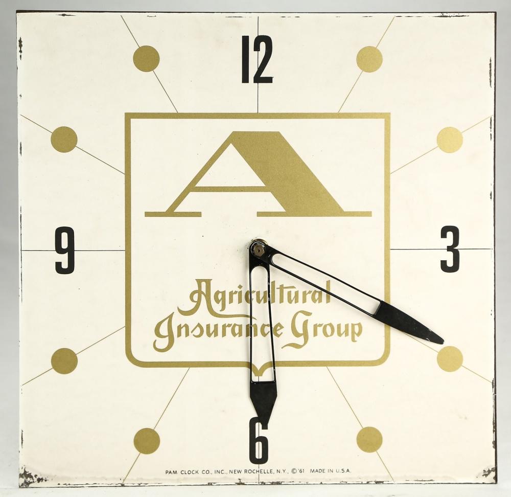 Pam Co. Insurance Advertising Clock (1 of 2)