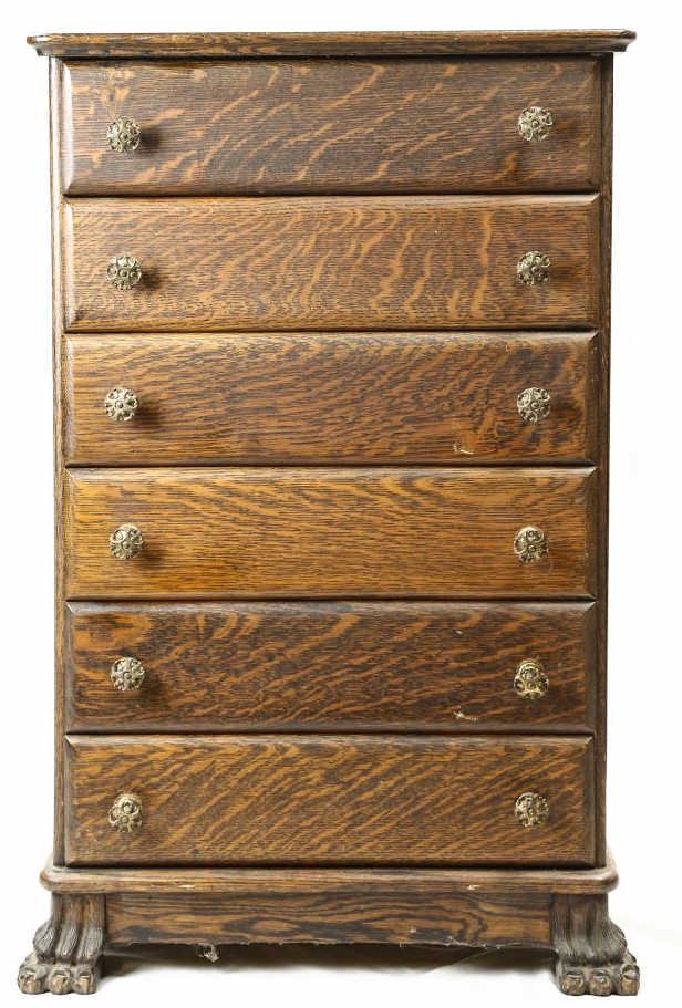 Oak Cylinder Record Cabinet (1 of 13)