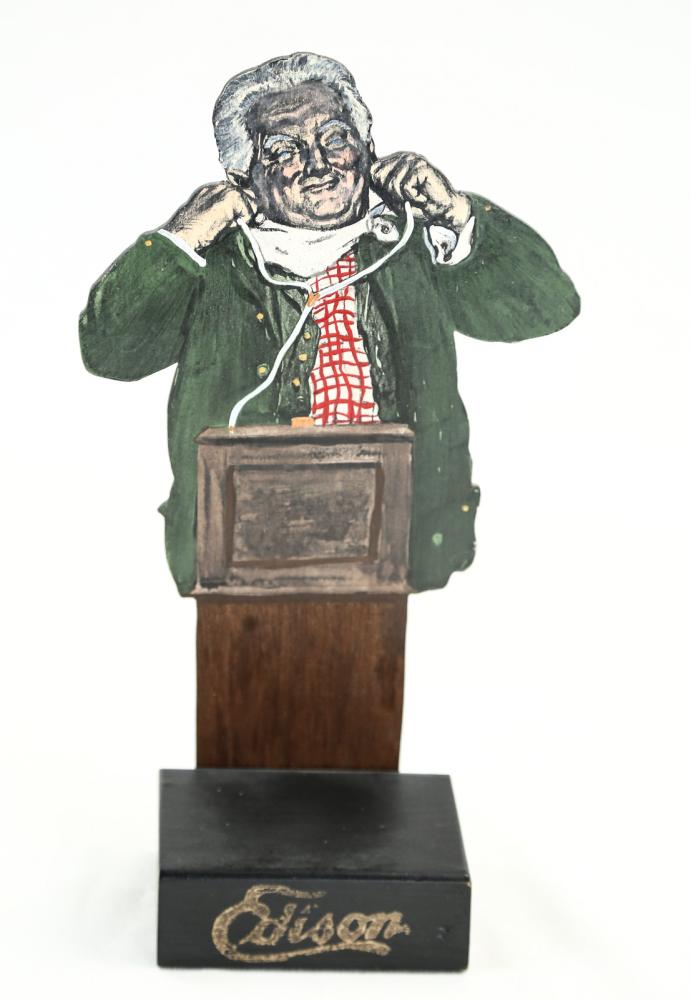 Edison Advertising Stand for Cylinder Records (1 of 2)