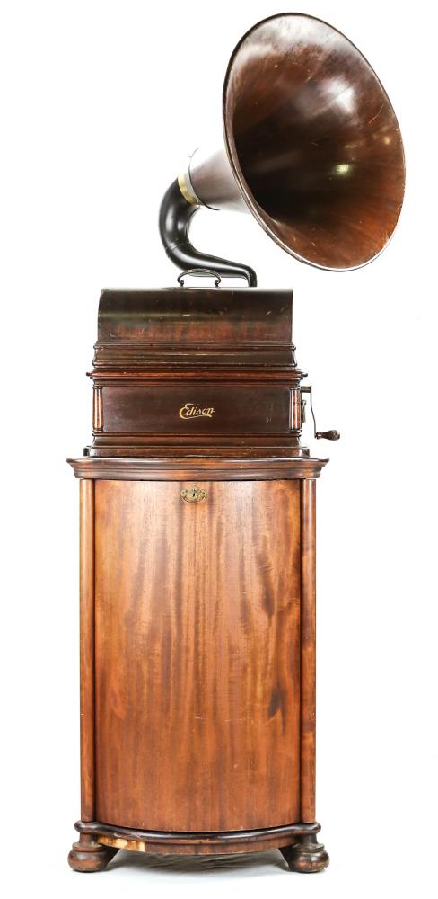 Edison Opera Cylinder Phonograph w/ Cabinet (1 of 20)