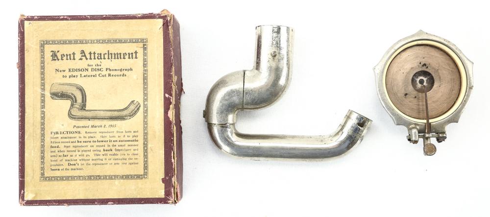 Kent Phonograph Reproducer & Attachment (1 of 4)