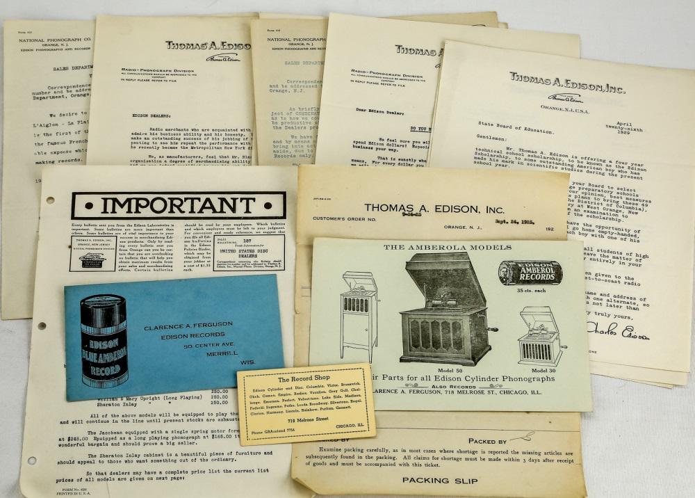 Edison / Ferguson Literature Lot 4 (1 of 1)