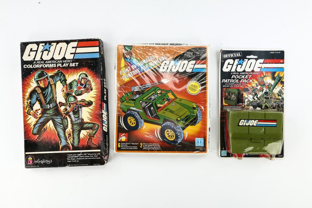 1980's GI Joe Lot Pocket Patrol Colorforms (1 of 4)