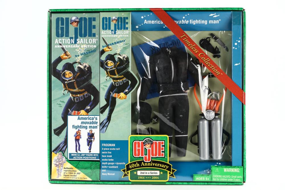 GI.joe アクションマリーン＋フットロッカー Gi Joe 40th Anniversary Action Soldier Foot Locker New In Box