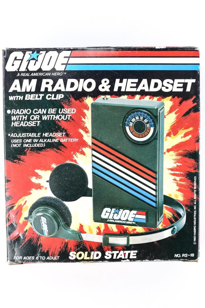 GI Joe Solid State AM Radio & Headset 1982 (1 of 2)