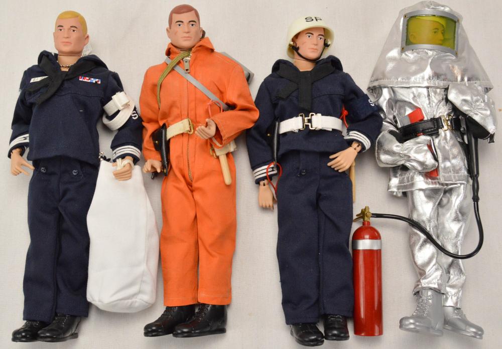 Lot Of 12" GI Joe Military Action Figures (1 of 3)