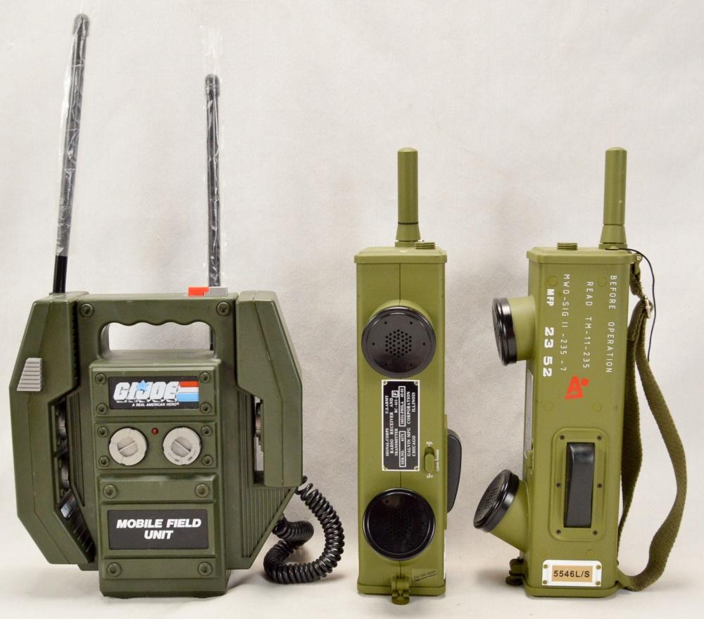 GI Joe & 21st Century Toys Toy Lot: Lot of GI Joe & 21st Century Toys including GI Joe Mobile Field Unit and 21st Century Toys phone walkie talkies.