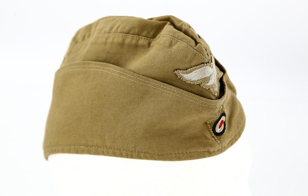 WWII German Luftwaffe Tropical Overseas Cap: Cap has manufacturer's mark on inside of cap and is dated 1941. Markings are faded but mostly legible. Size 57. Good condition, see photos. Disclaimer: Due to the high quality of Nazi fakes, Donley Au