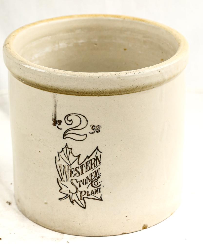 Antique 2 Gallon Western Stoneware Co. Crock (1 of 7)