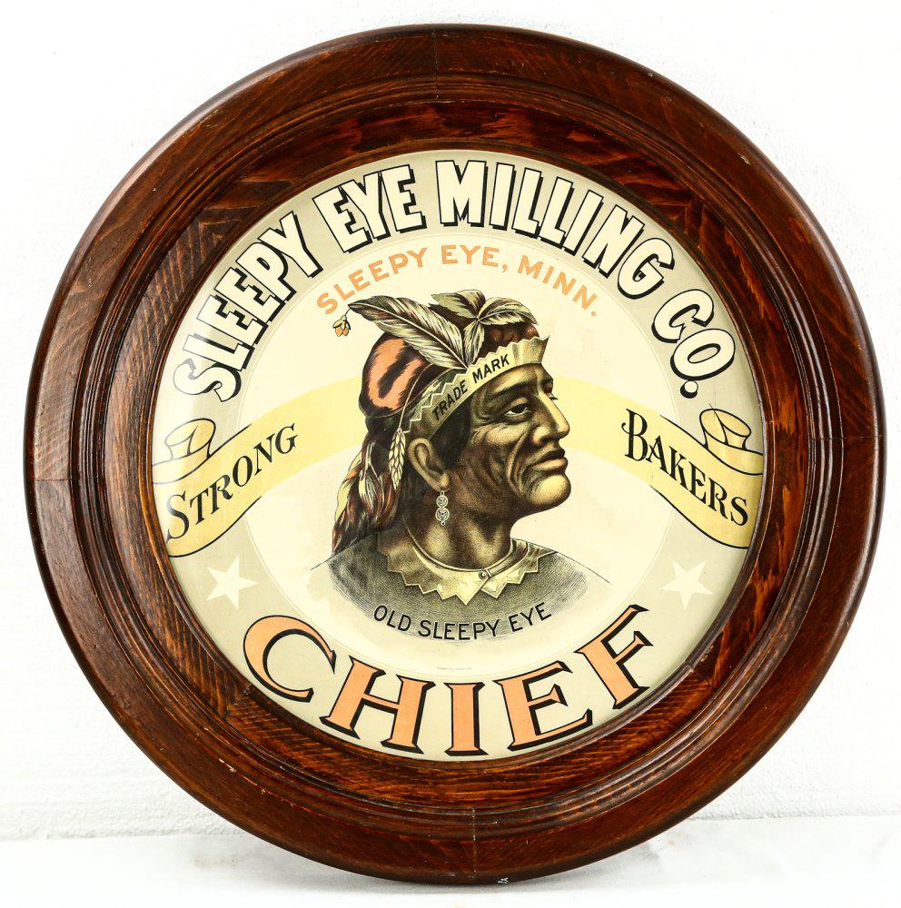 Framed Sleepy Eye Barrel Label (1 of 3)