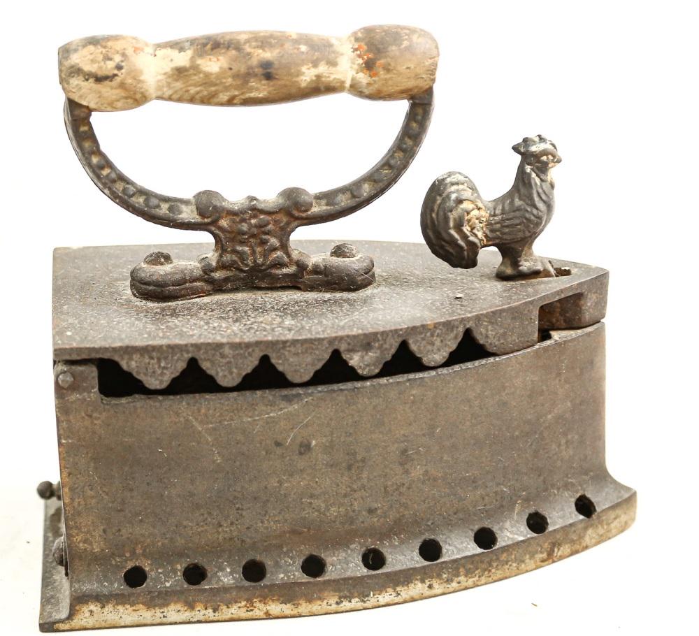 Antique Charcoal Sad Iron (1 of 7)