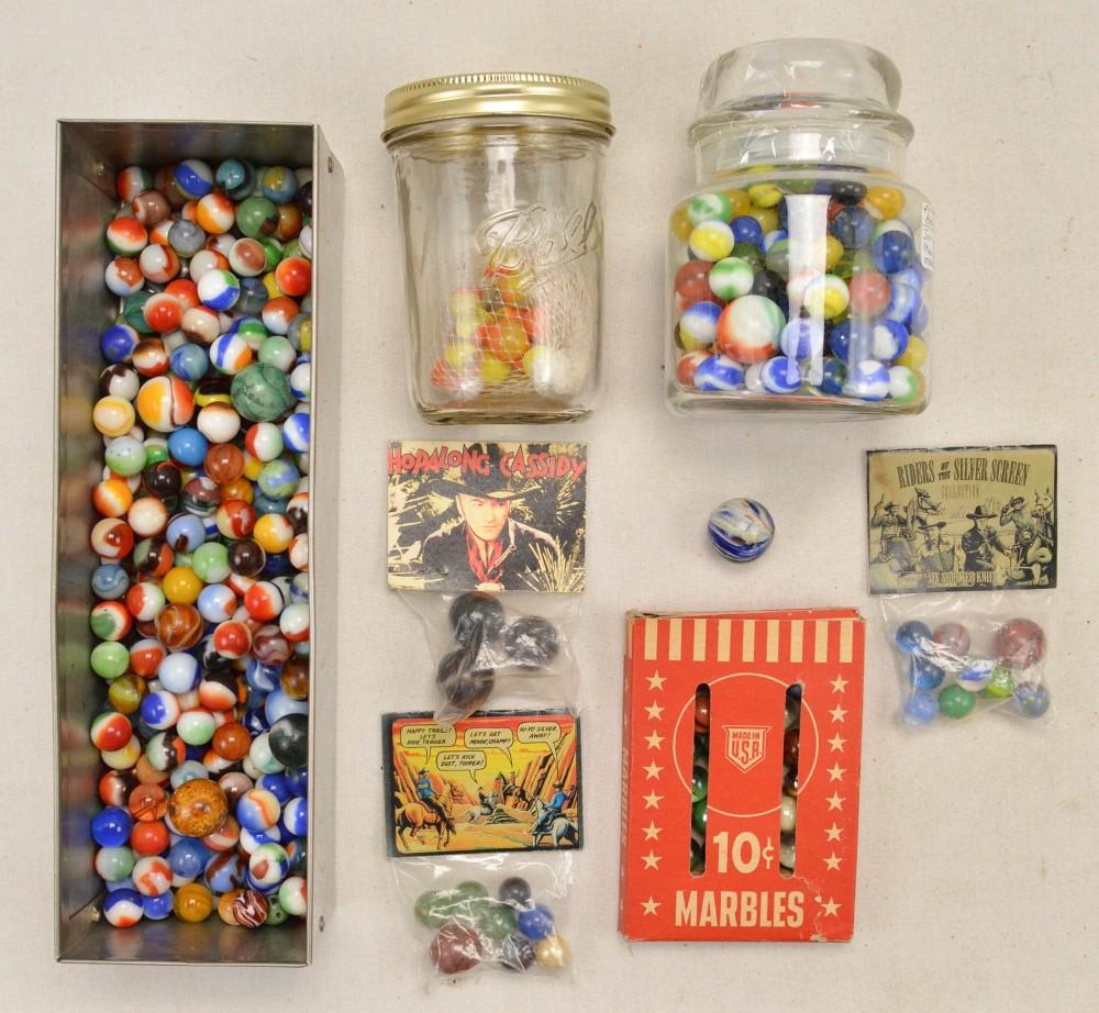 Box Lot of Marbles (1 of 1)