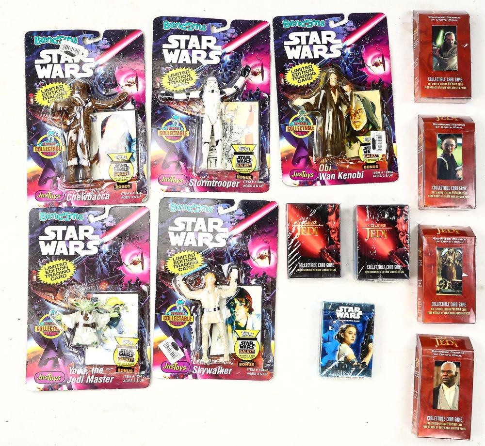 Lot of Star Wars Cards and Toys (1 of 8)