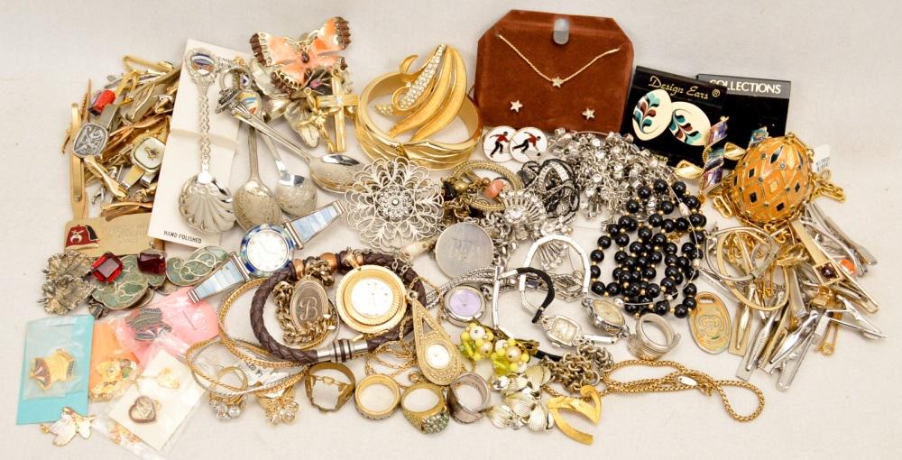 56 Piece Lot of Costume Jewelry (1 of 1)