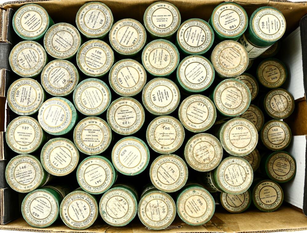 86 Edison 4 Min Cylinder Record Boxes (1 of 3)