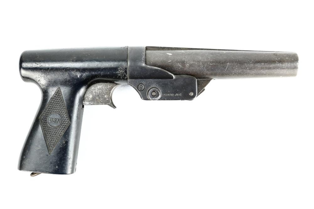 Sedgley Mk 5 Flare Pistol: Excellent surplus condition. Fires 12 gauge signal flares. See photos.