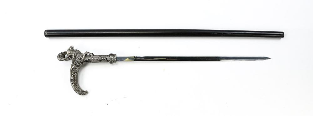 Sword Cane: Sword Cane, Made in China, missing lower base.