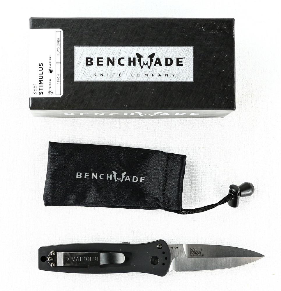 Benchmade Stimulus Side Opening Switchblade: Benchmade stimulus switchblade. Made in the USA. New in box. See photos.