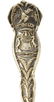 WM. A. Rogers Antique Spoons IL, MI, IA (4) - 10