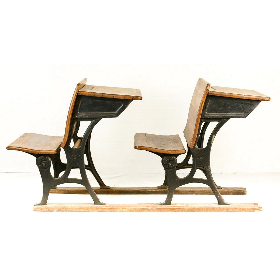 Pair of Vintage School Desks (1 of 11)