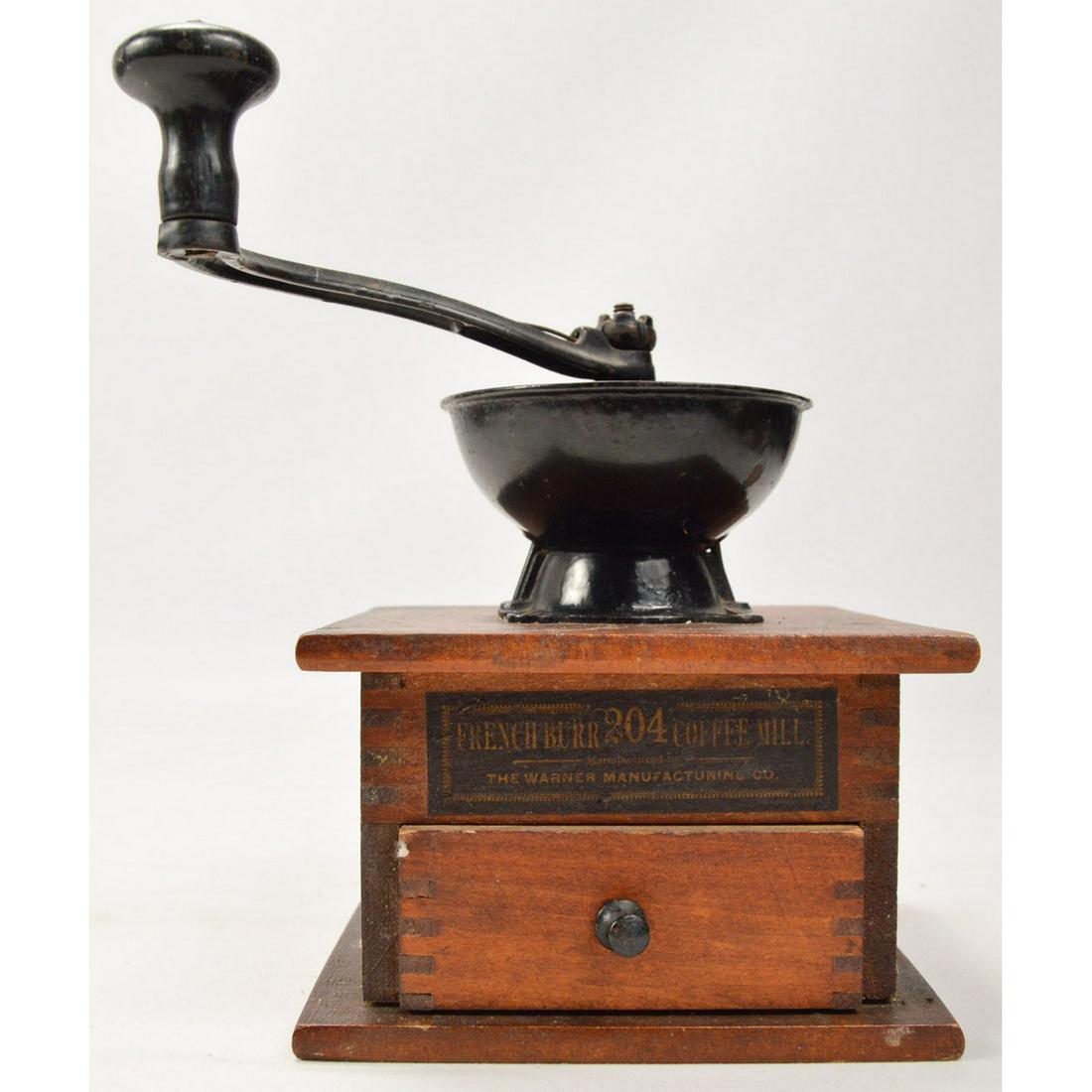 Warner Mfg. Co. French Burr 204 Coffee Grinder (1 of 5)