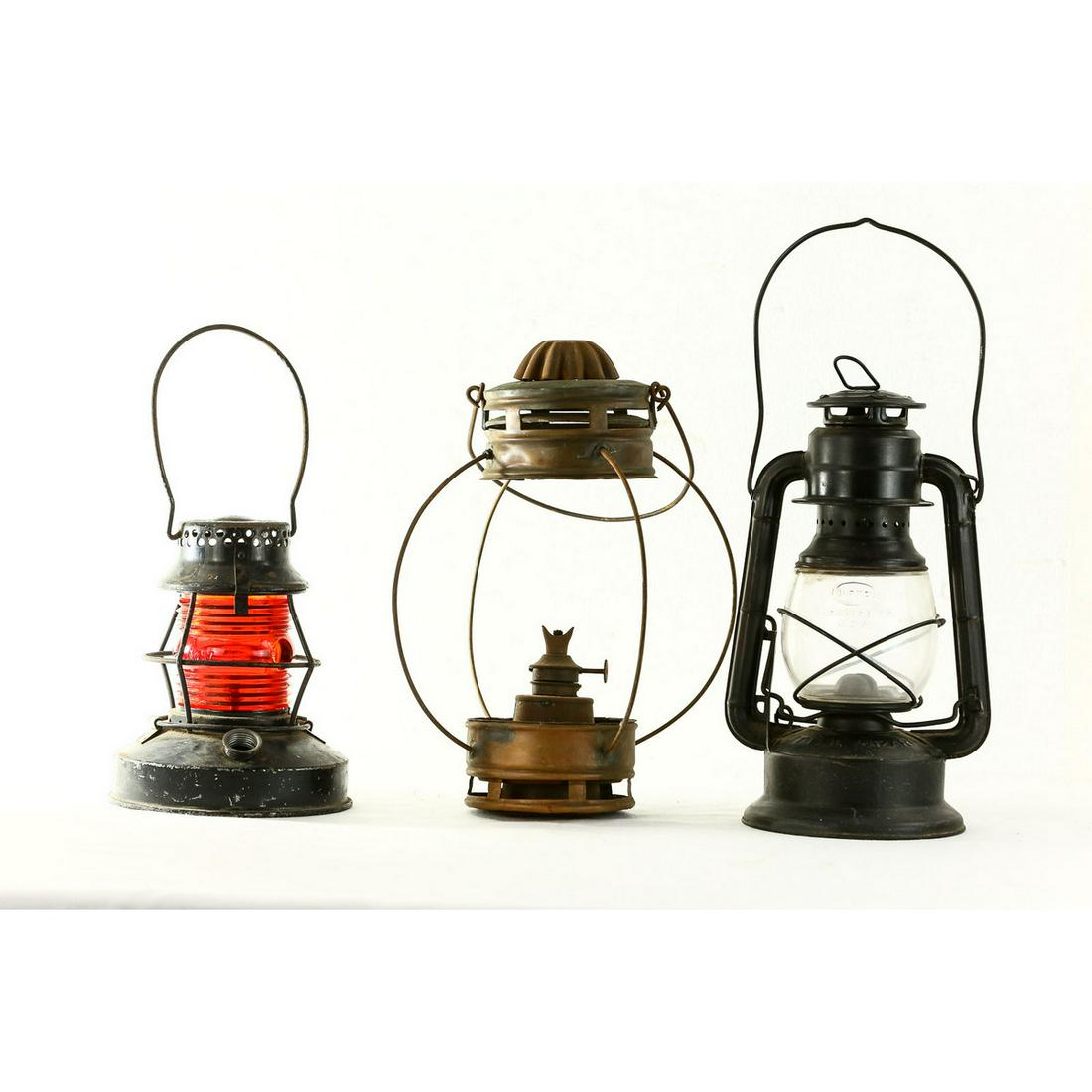 3 Misc Railroad Lanterns (1 of 6)