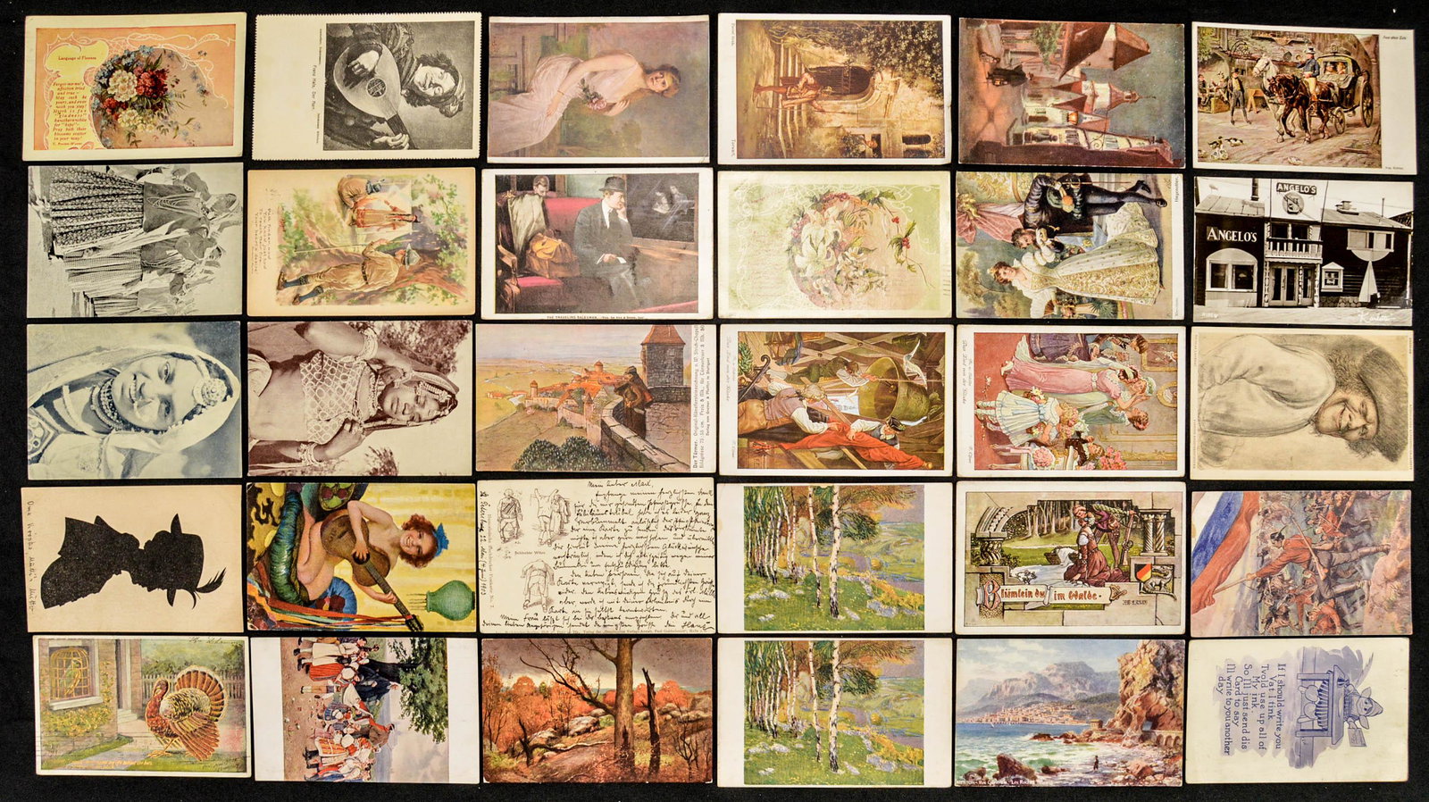 Lot of 30 Network Postcards: See photos.