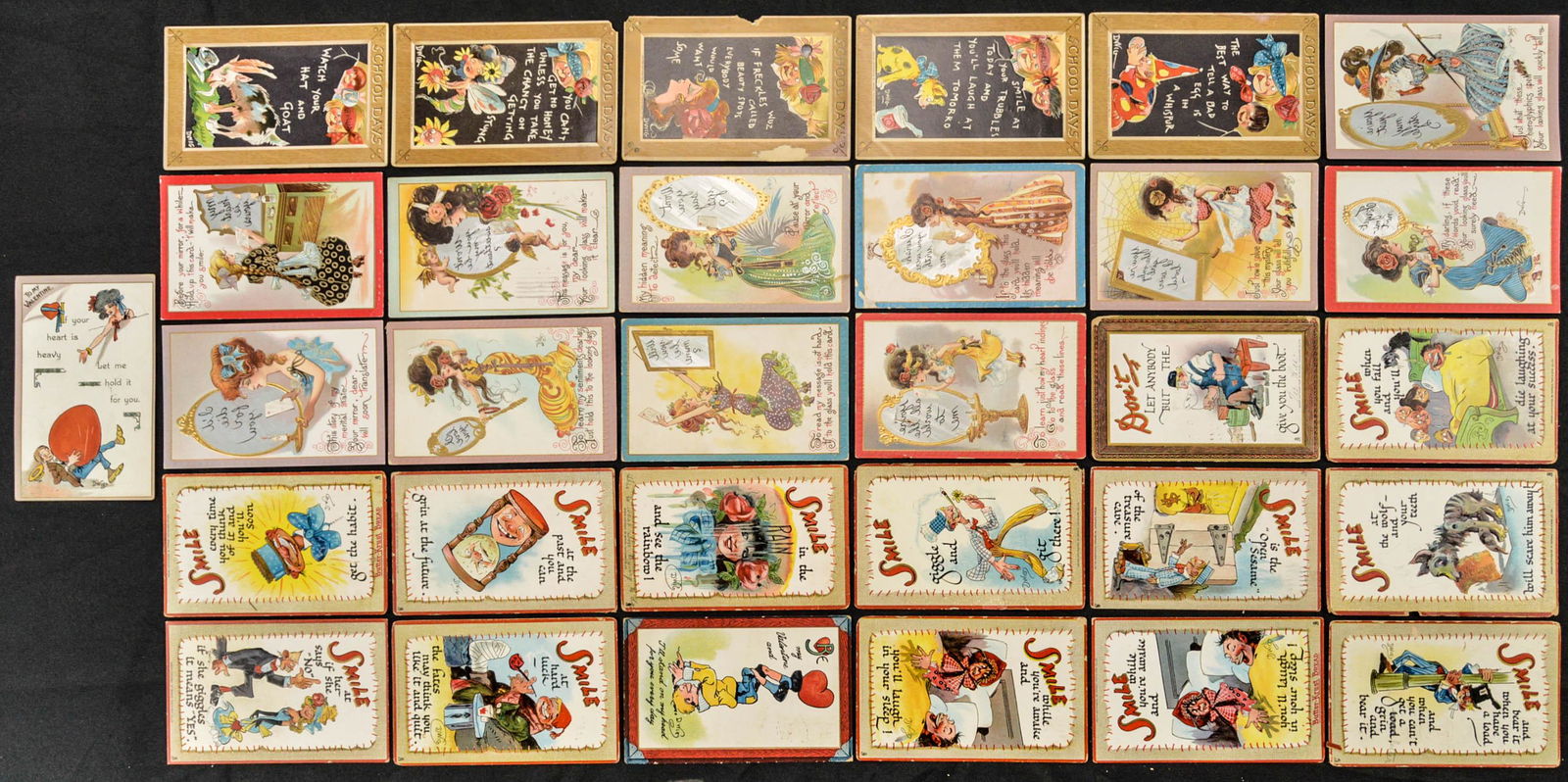 Lot of 30 Clare Victor Dwiggins Artist Postcards (1 of 6)