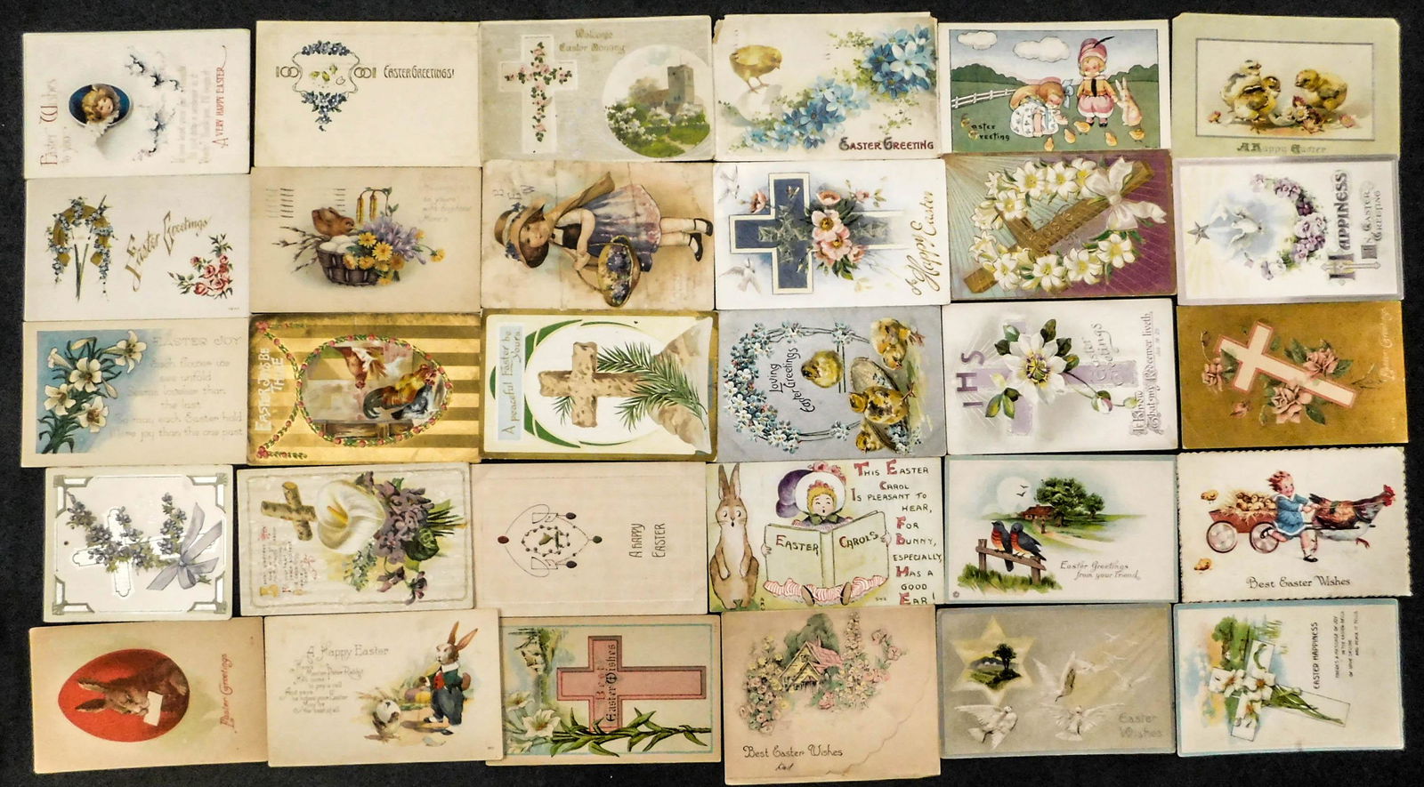Lot of 30 Vintage Easter Post Cards (1 of 6)